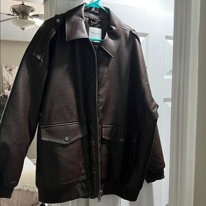 Abercrombie & Fitch Brown Bomber Jacket